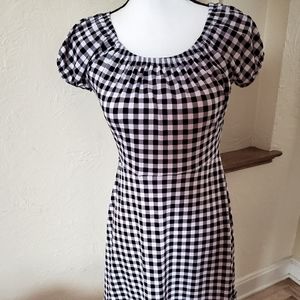 Plaid mini dress 👗